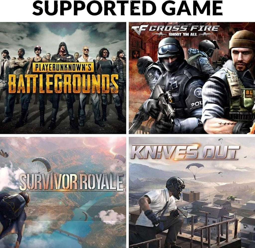 durReey Controller Trigger Aim Key L1 R1 Shooting Fit for Call of Duty COD, PUBG, Knives Out, for Survival Rules, for Survivor Royale, for Critical Ops, etc. (R11)