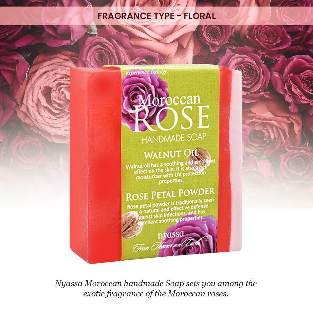Moroccan Rose Handmade Soap 150gm - Nyassa