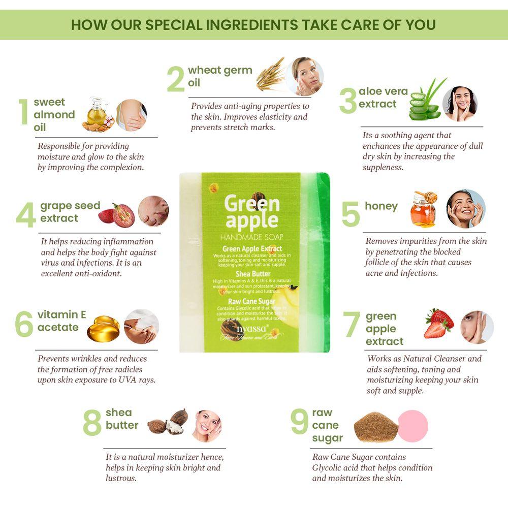 Green Apple Handmade Soap - Nyassa