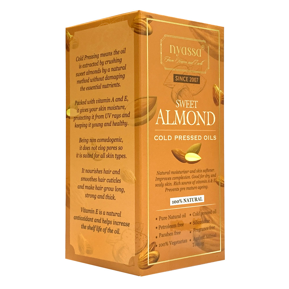 Sweet Almond Cold Pressed Oil 100 ML - Nyassa