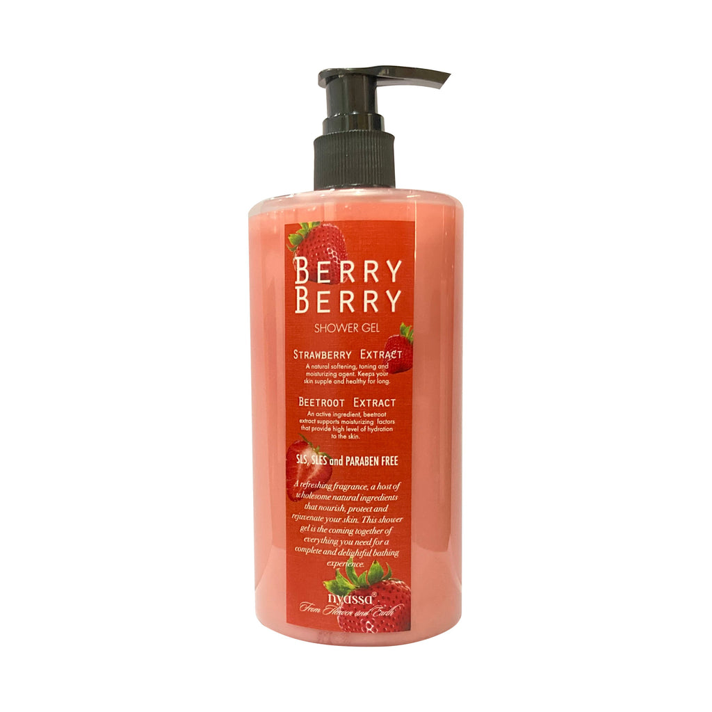 Berry Berry Shower Gel with Strawberry Extract  and Beetroot Extract