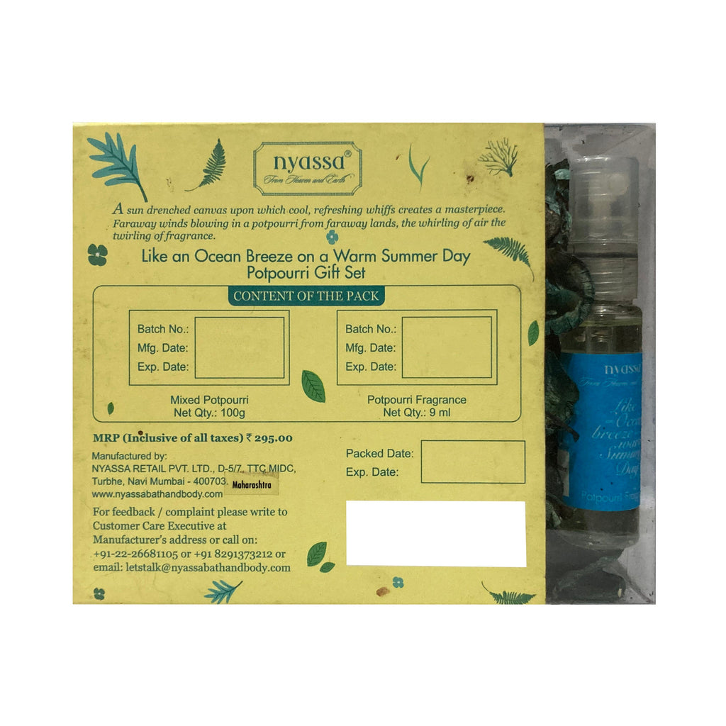 Like an Ocean Breeze on a Warm Summer Day Potpourri Gift Set