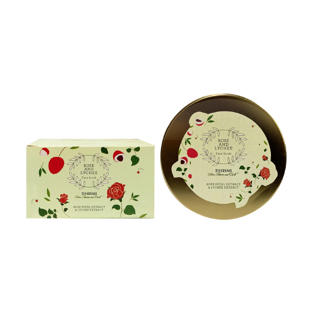 Rose and Lychee Face Scrub