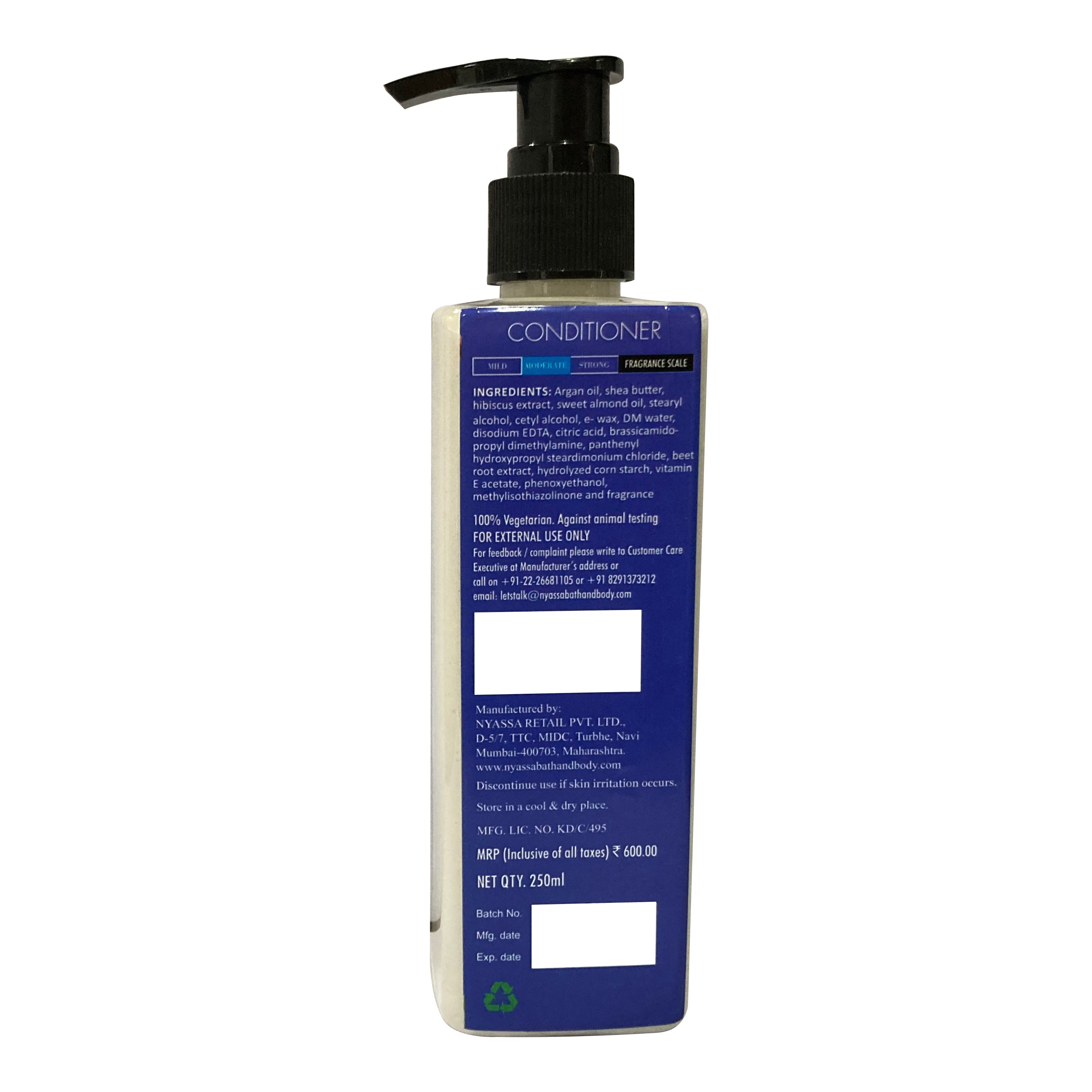 Hibiscus Conditioner for Dry & Damaged Hair 250ml