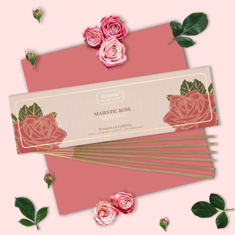 Majestic Rose Incense Stick (Romantic & uplifting)