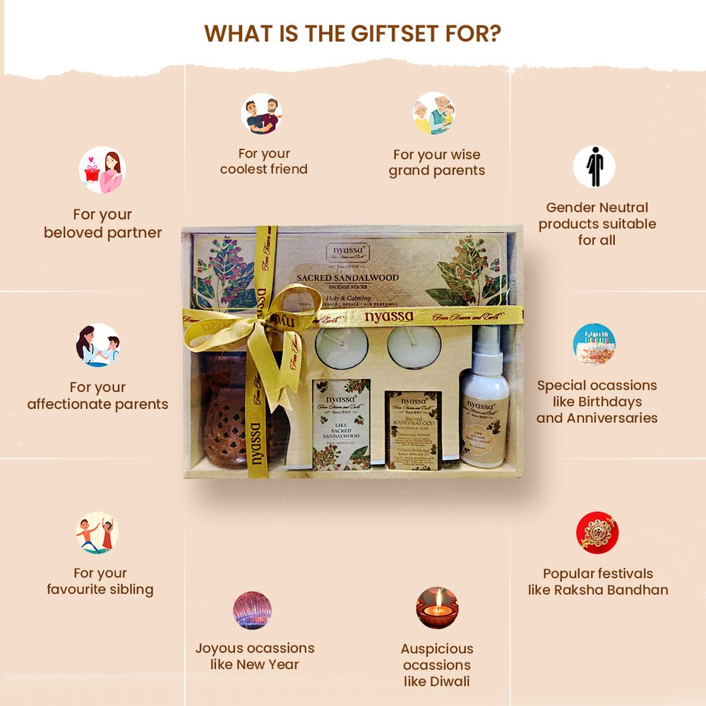 Sandalwood Luxury Festive Collection Gift Set - Nyassa