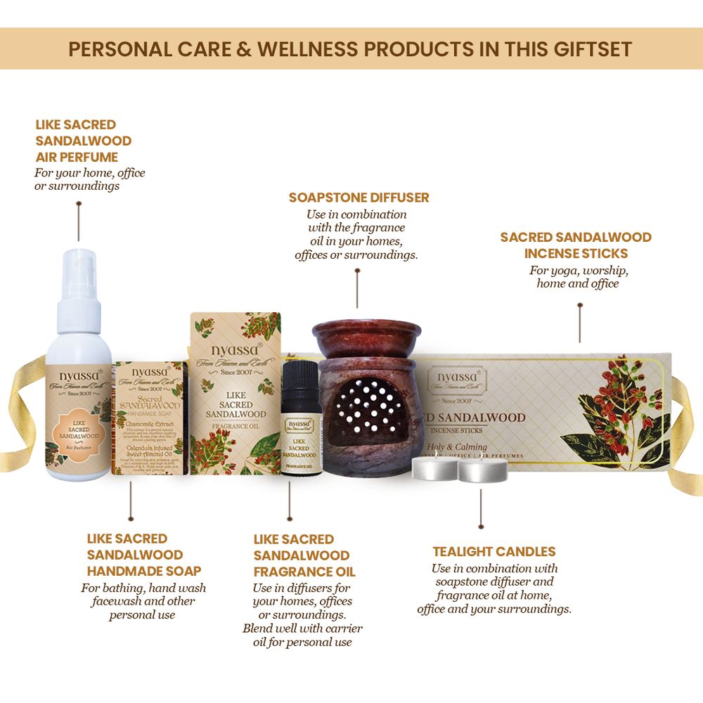 Sandalwood Luxury Festive Collection Gift Set - Nyassa