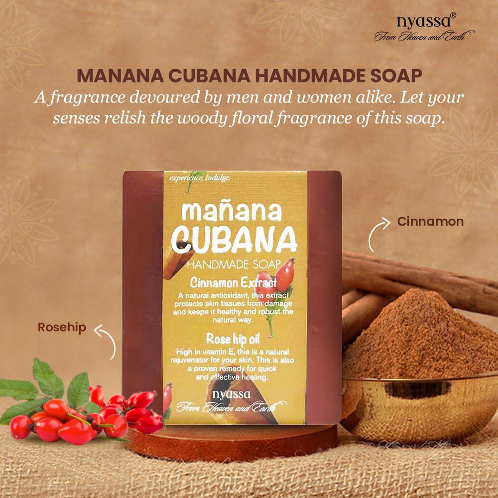 Manana Cubana Handmade Natural Bathing Soap 150gm - Nyassa