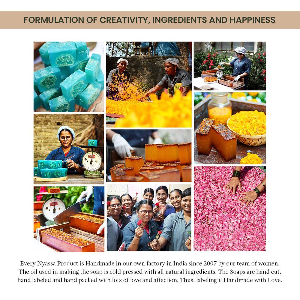 Coffee and Charcoal Handmade soap 150gm - Nyassa