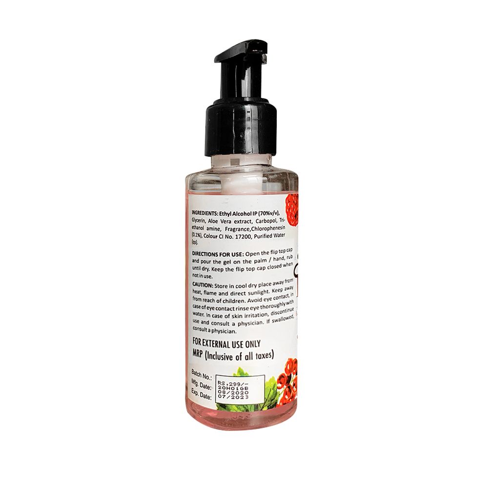 Sugared berries Hand sanitizer with Aloe Vera and anti-microbial agents