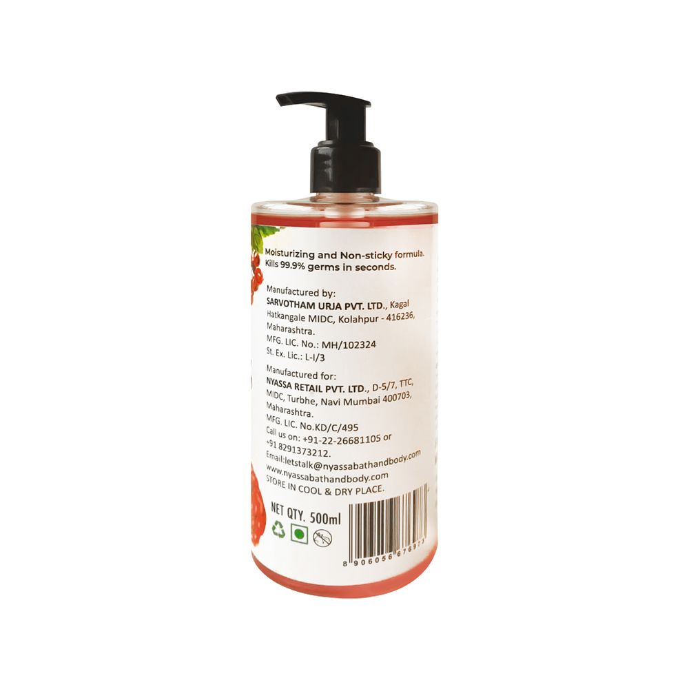 Sugared berries Hand sanitizer with Aloe Vera and anti-microbial agents