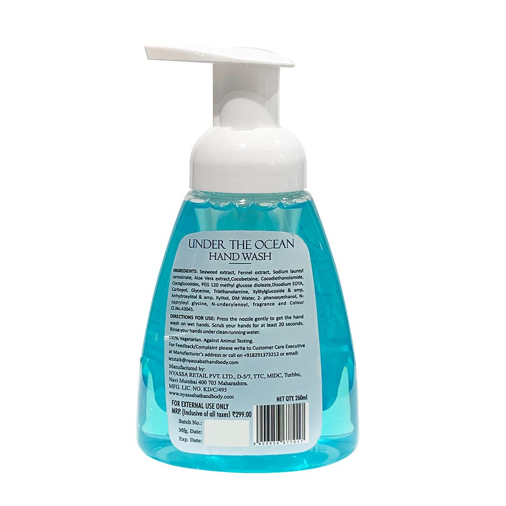 Under the Ocean Sulphate Free and Paraben Free Handwash 260ml