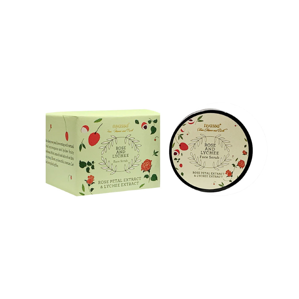 Rose and Lychee Face Scrub