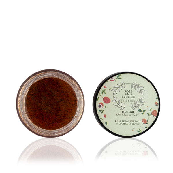 Rose and Lychee Face Scrub