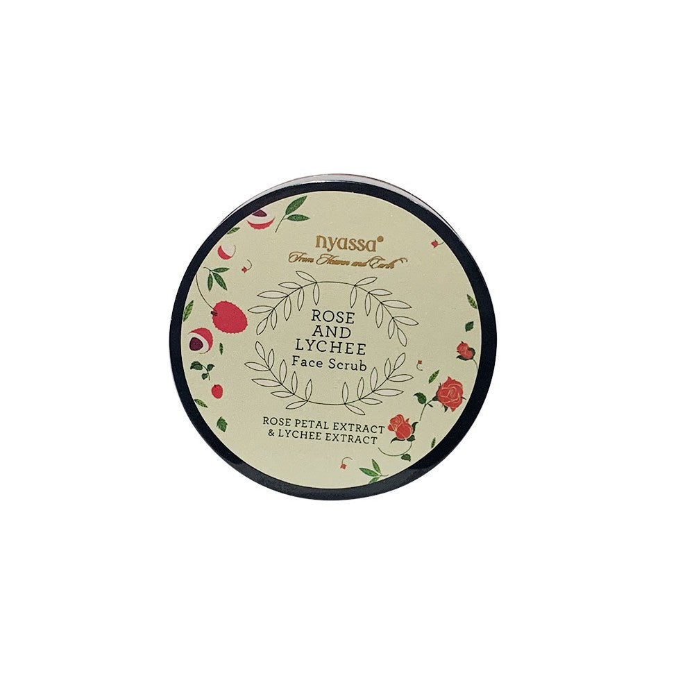 Rose and Lychee Face Scrub