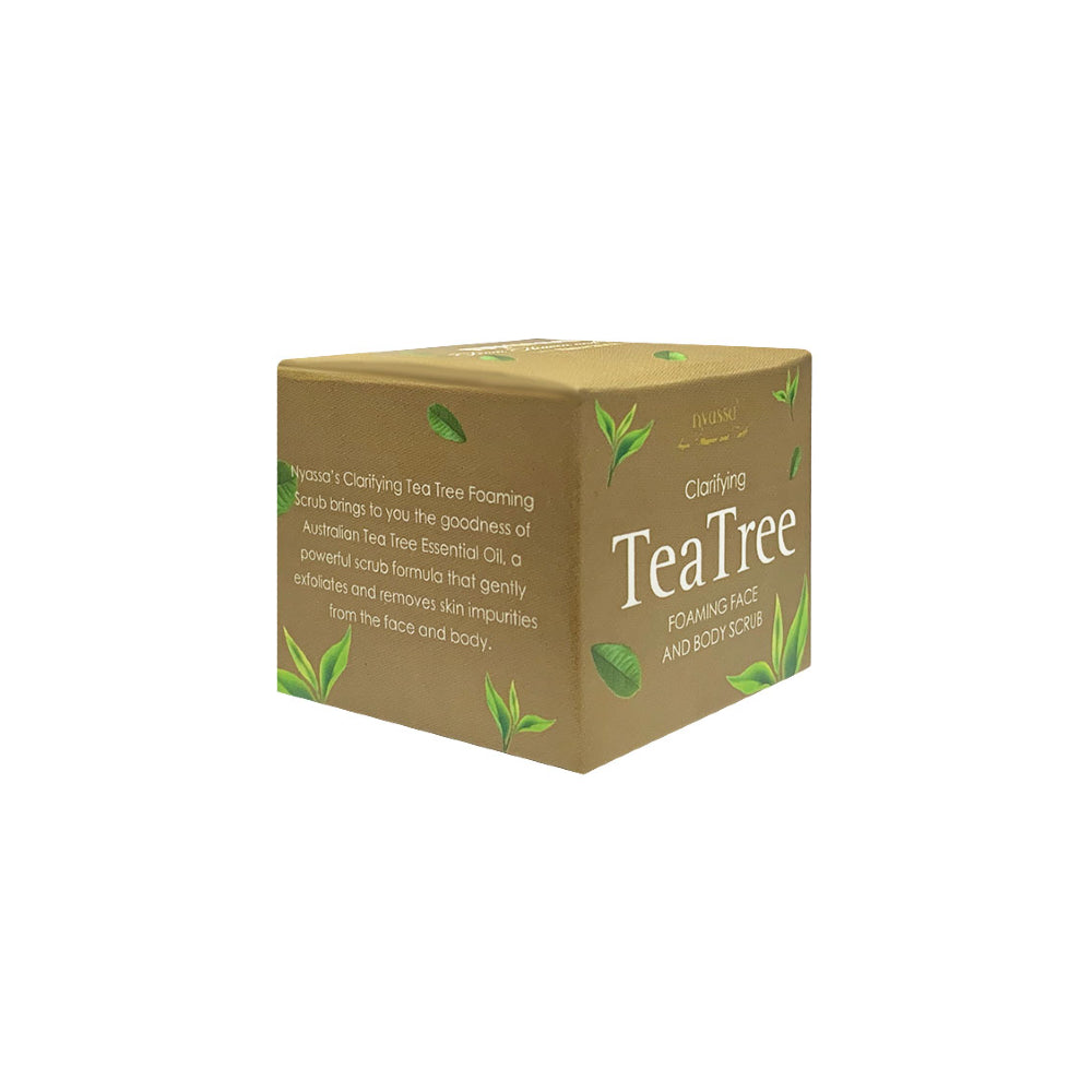 Clarifying Tea Tree Foaming Face and Body Scrub
