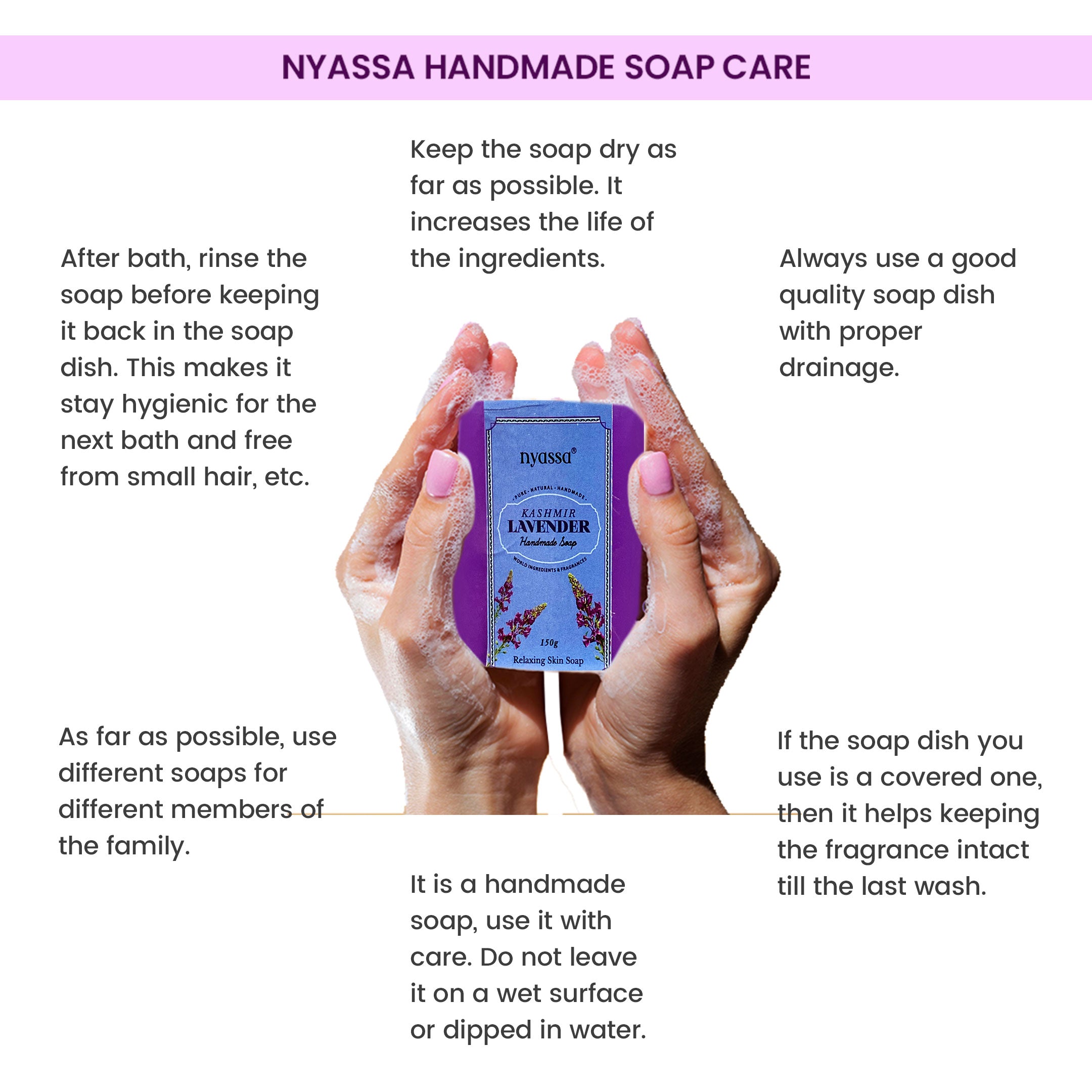 Kashmir Lavender Handmade Soap 150gm