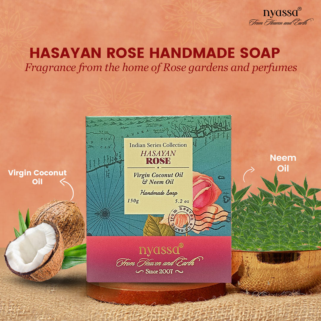 Hasayan Rose Handmade Soap 150gm