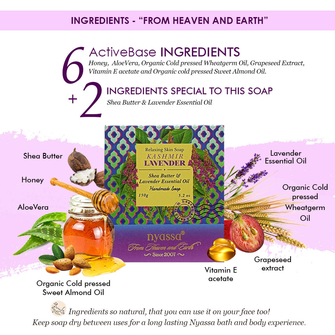 Kashmir Lavender Handmade Soap 150gm