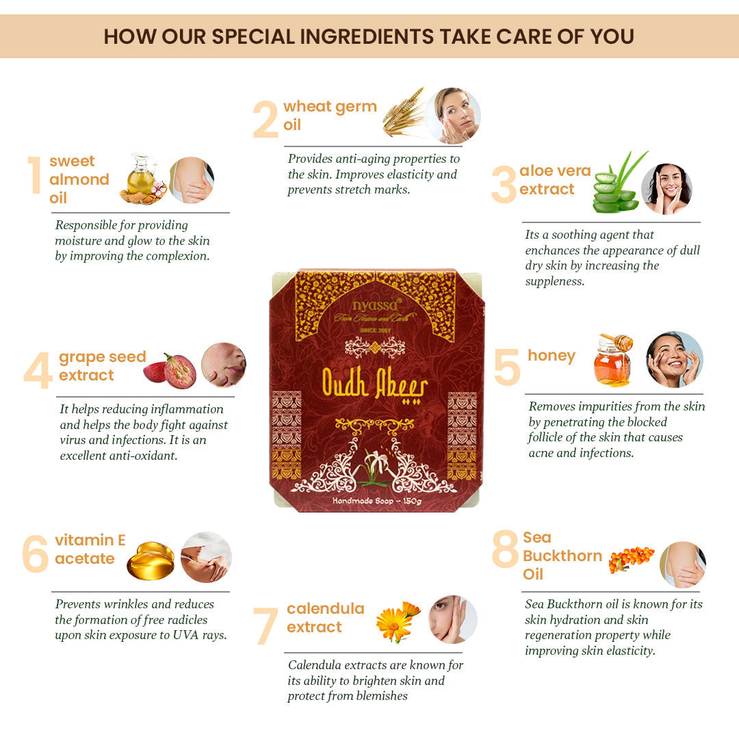 Oudh Abeer Handmade Soap 150gm