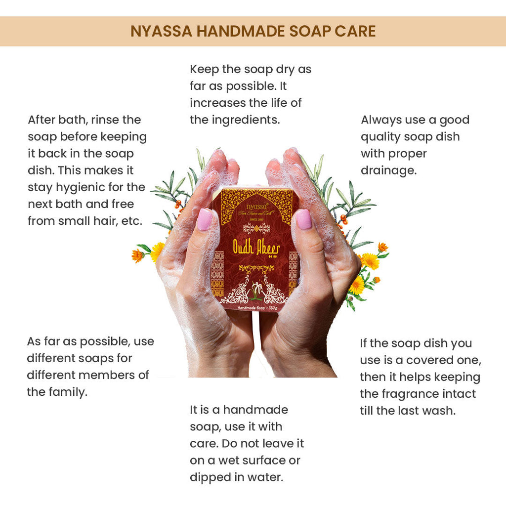 Oudh Abeer Handmade Soap 150gm