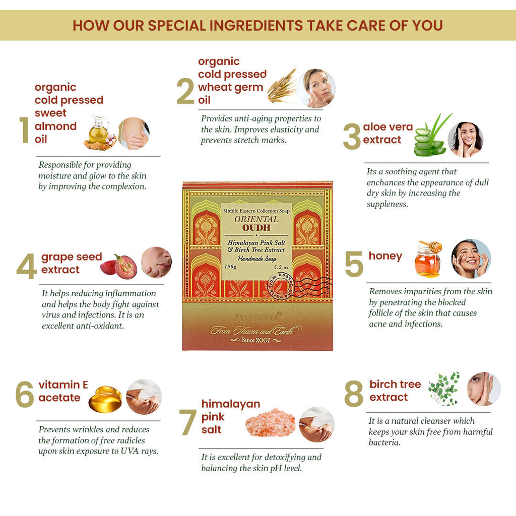 Oriental Oudh Handmade Soap 150gm