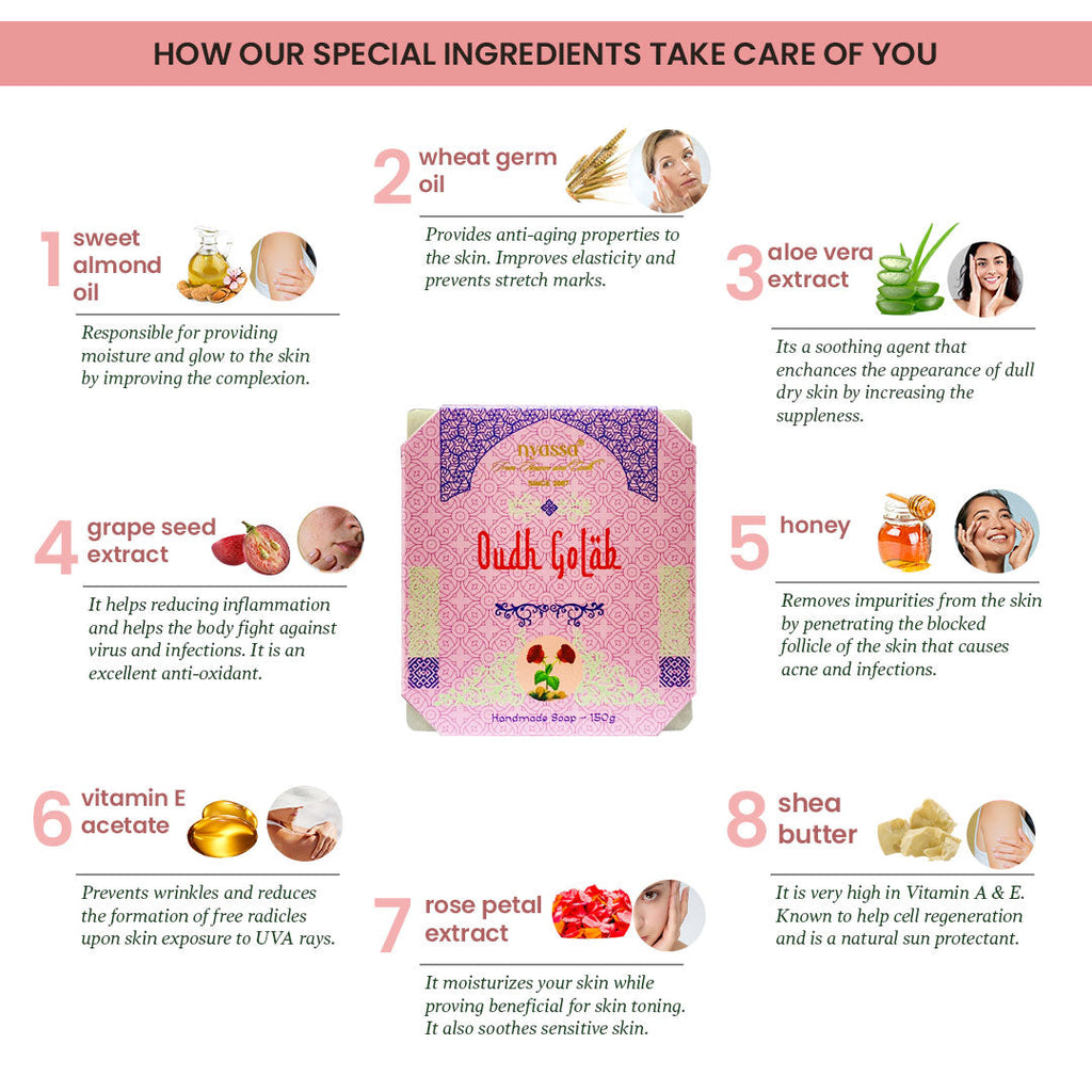 Oudh Golab Handmade Soap 150gm