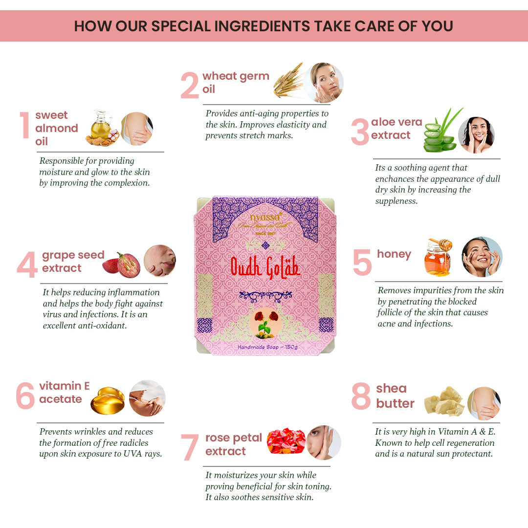 Oudh Golab Handmade Soap 150gm