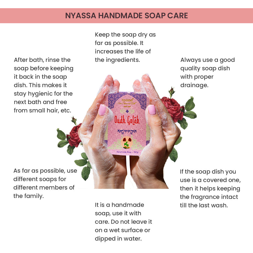 Oudh Golab Handmade Soap 150gm