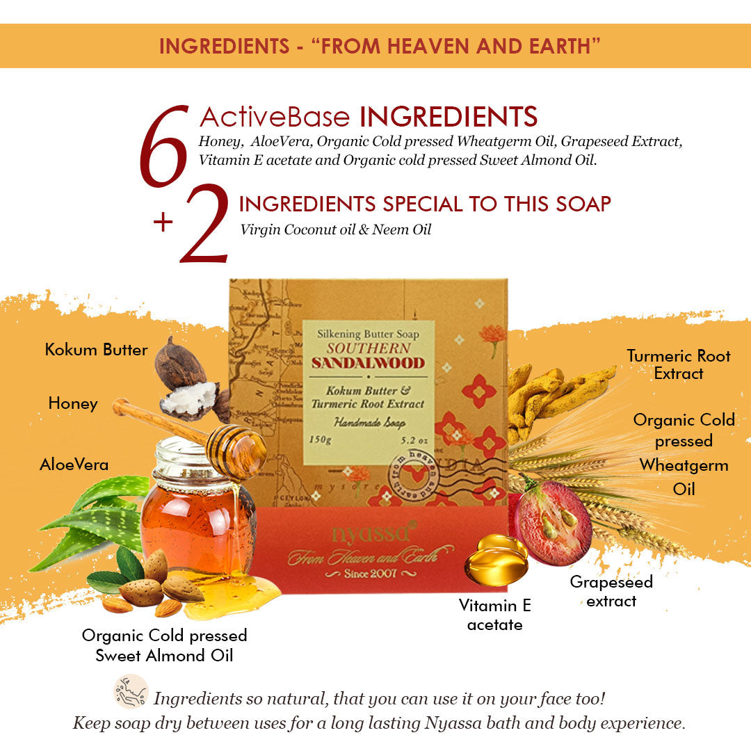 Southern Sandalwood Handmade Soap 150gm