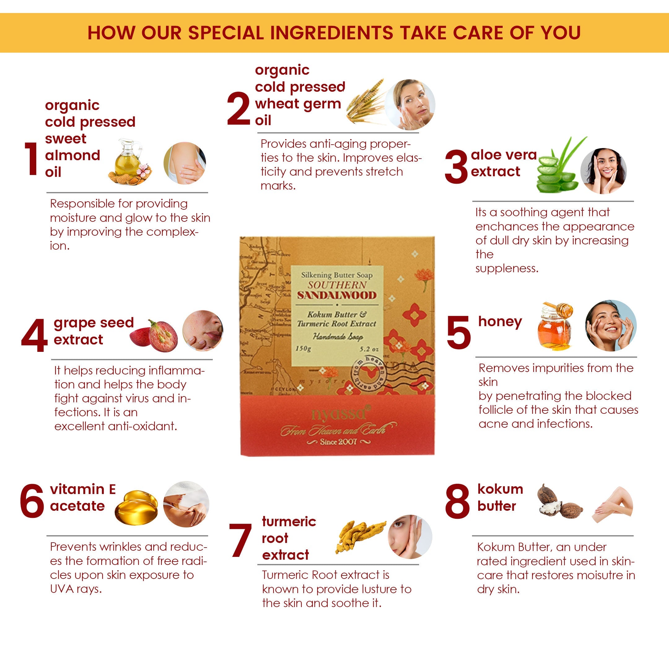 Southern Sandalwood Handmade Soap 150gm