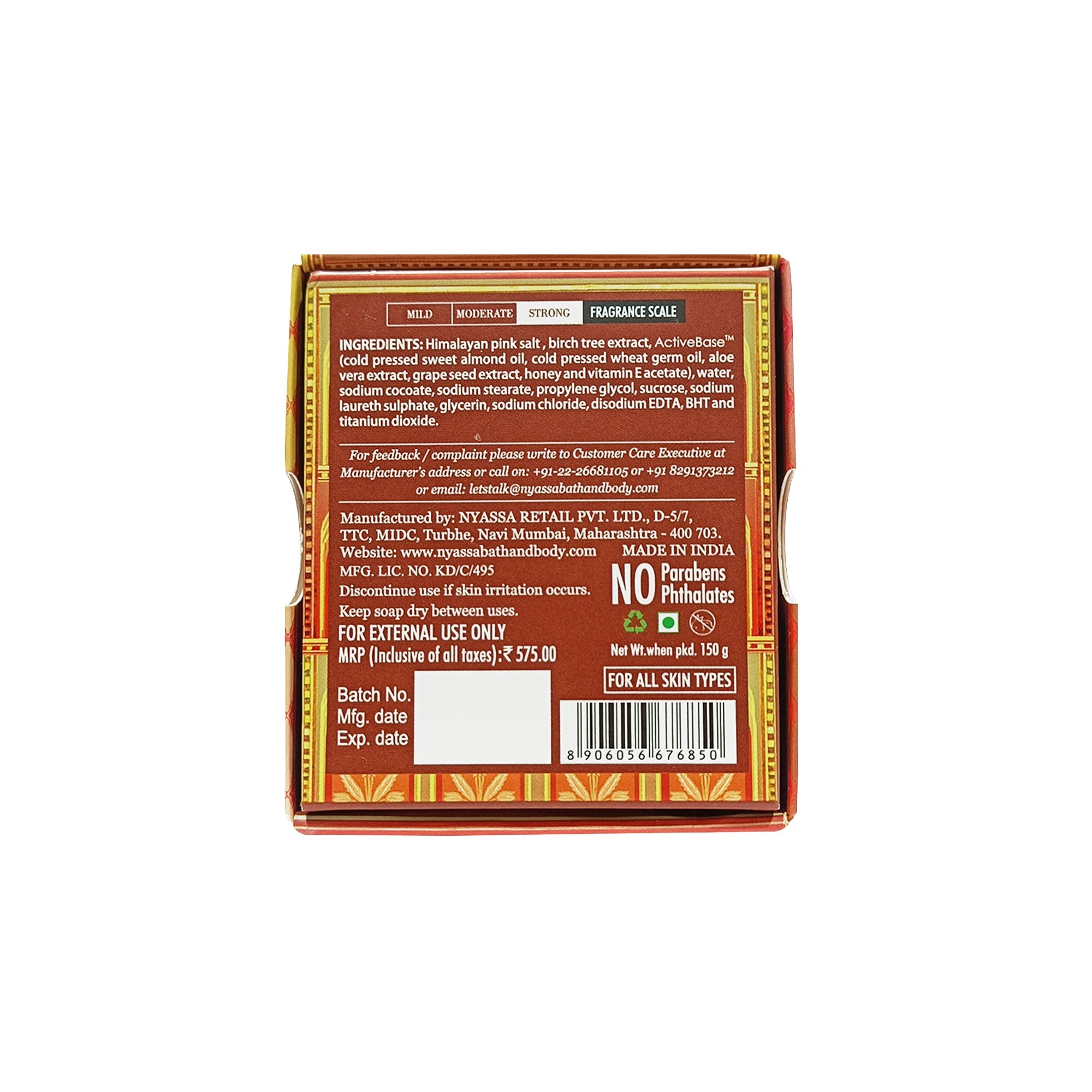 Oriental Oudh Handmade Soap 150gm