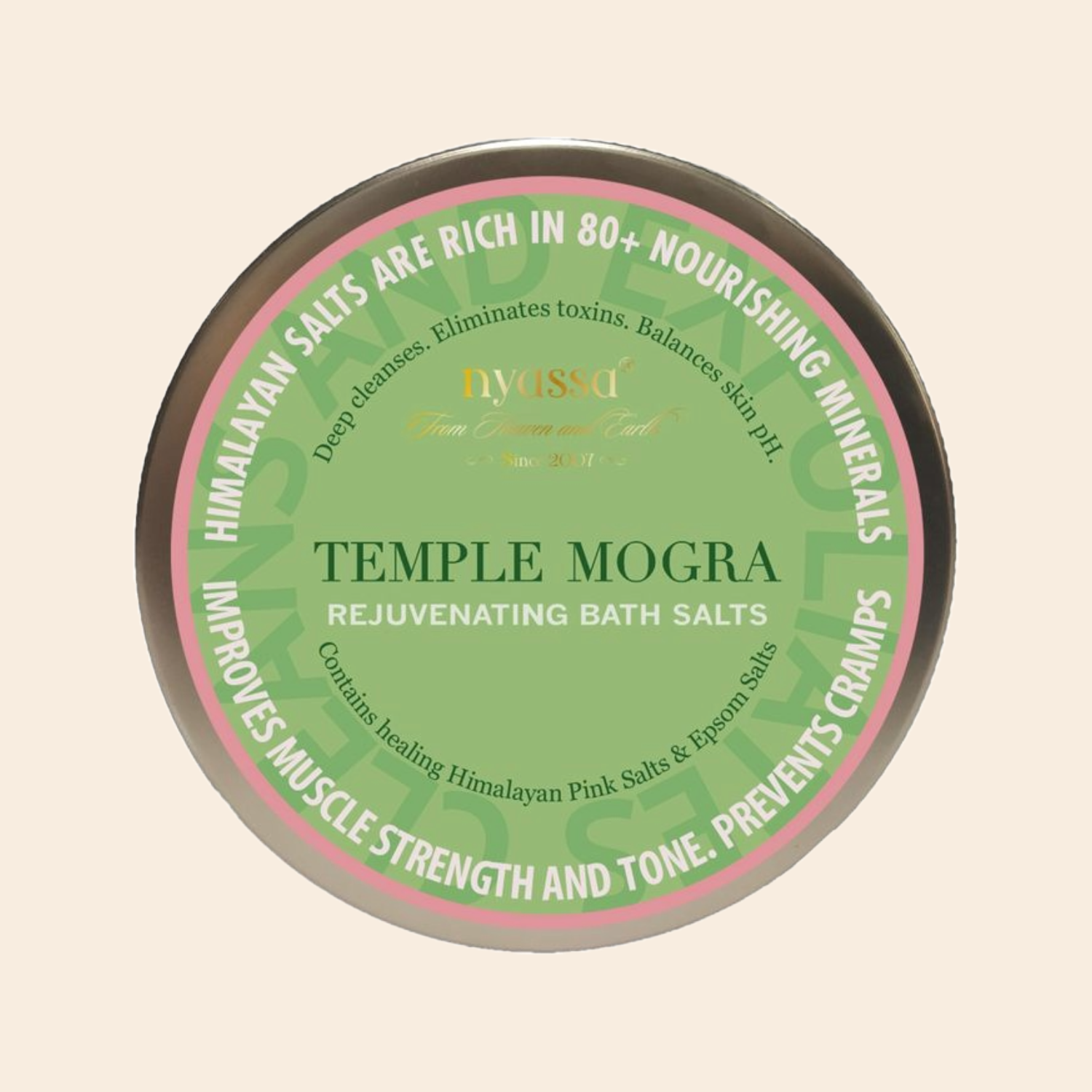 Temple Mogra Rejuvenating Bath Salts 220gm