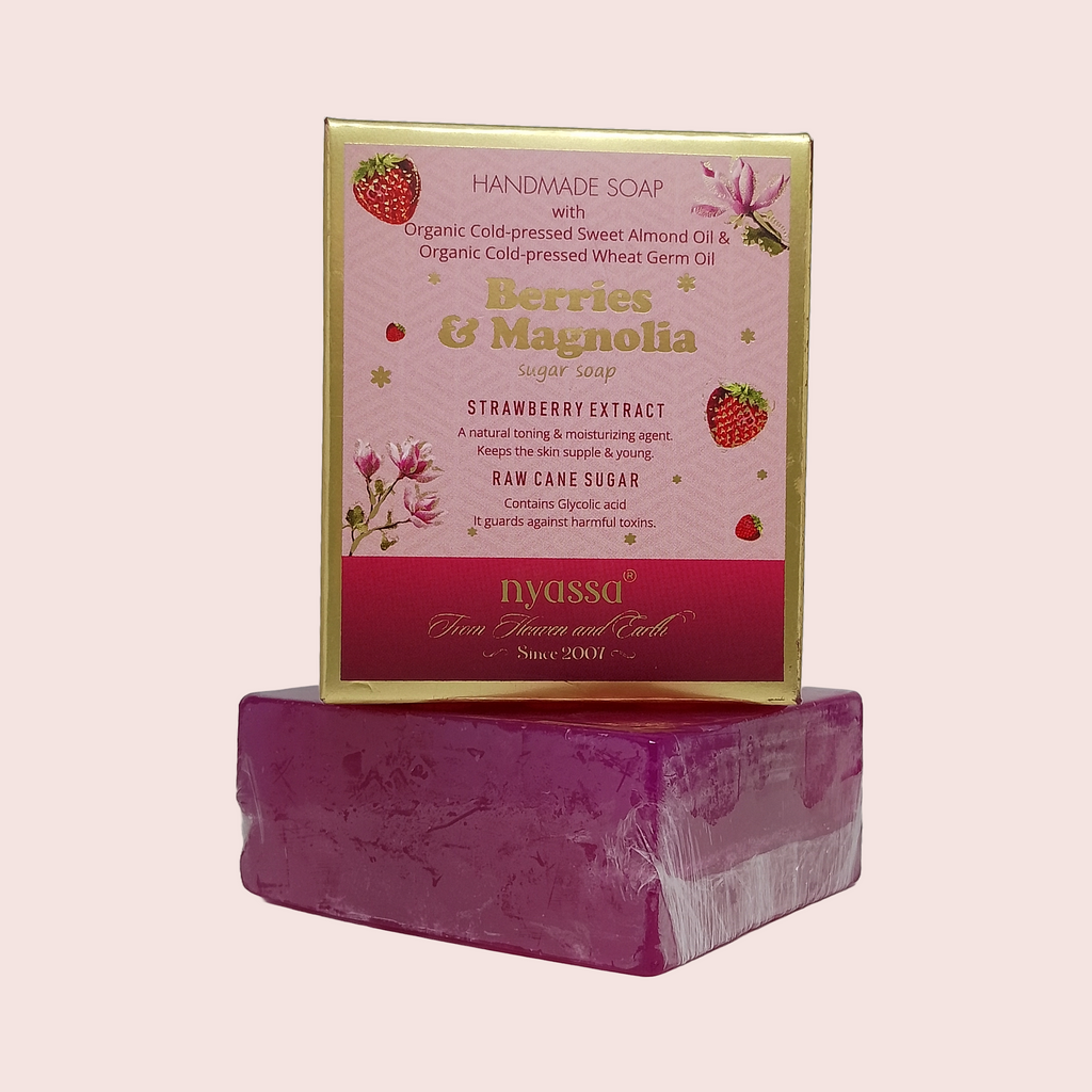 Berries and Magnolia Sugar Handmade Soap 150gm