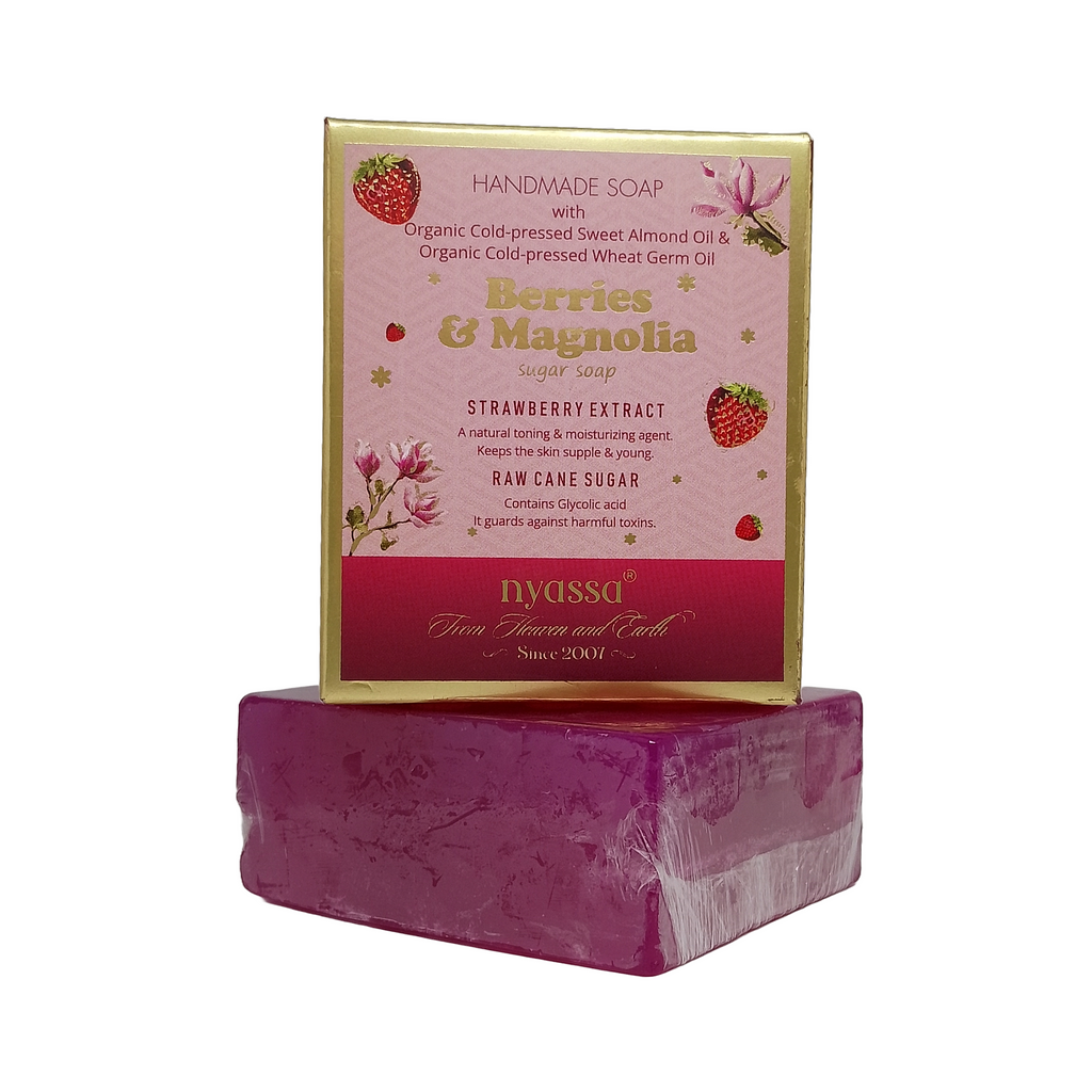 Berries and Magnolia Sugar Handmade Soap 150gm