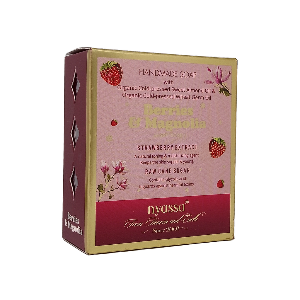 Berries and Magnolia Sugar Handmade Soap 150gm
