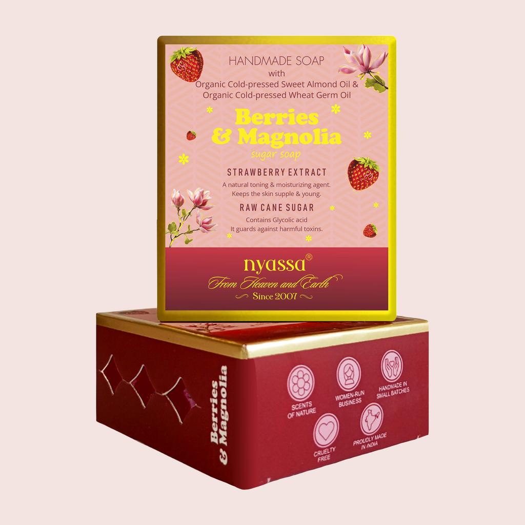 Berries and Magnolia Sugar Handmade Soap 150gm