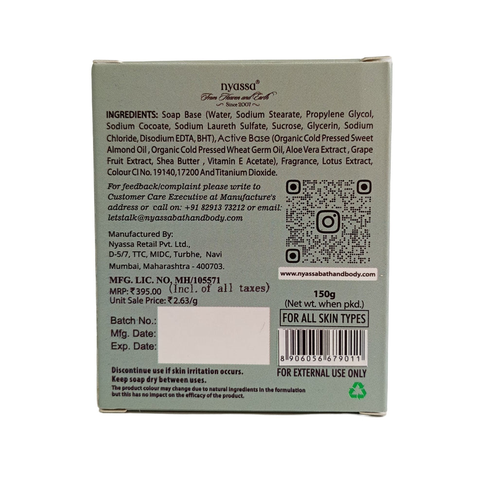 Divine Lotus Handmade Soap 150gm