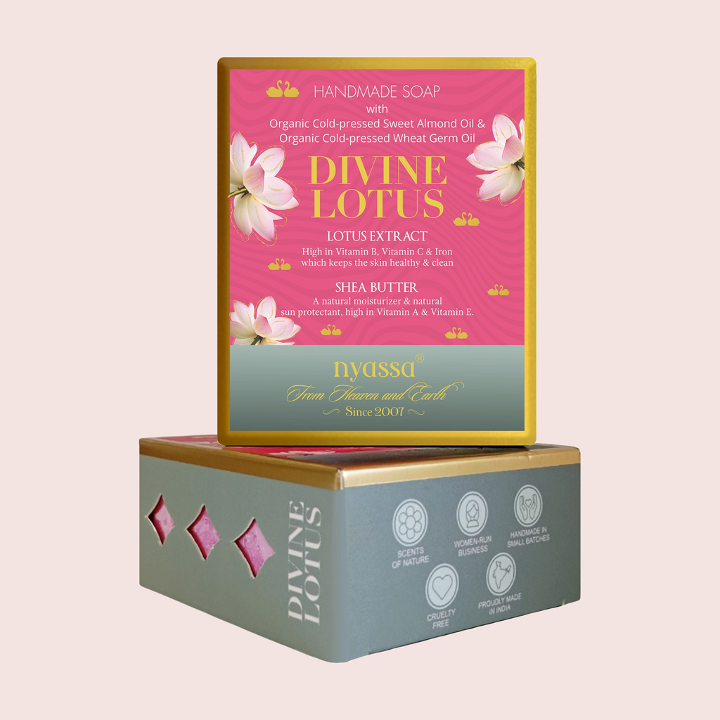 Divine Lotus Handmade Soap 150gm
