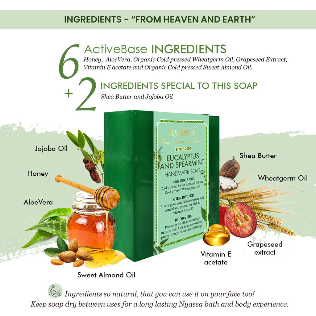 Eucalyptus & Spearmint Handmade Soap 150gms