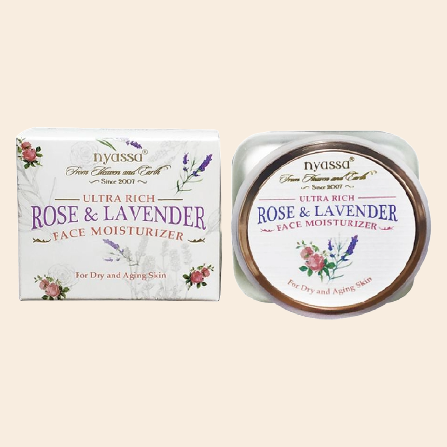 Ultra-Rich Rose and Lavender Face Moisturizer 50gm