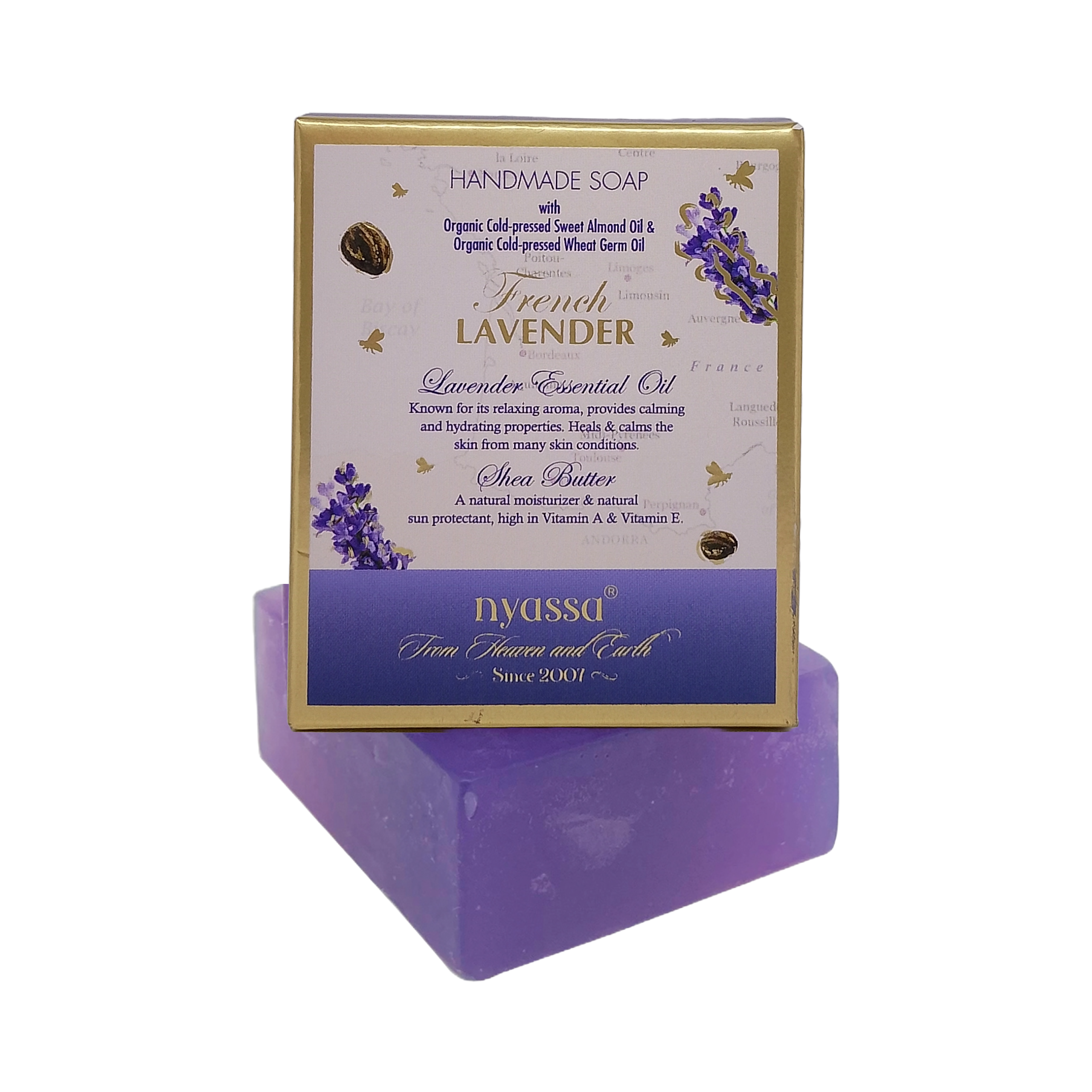 French Lavender Handmade Soap 150gm