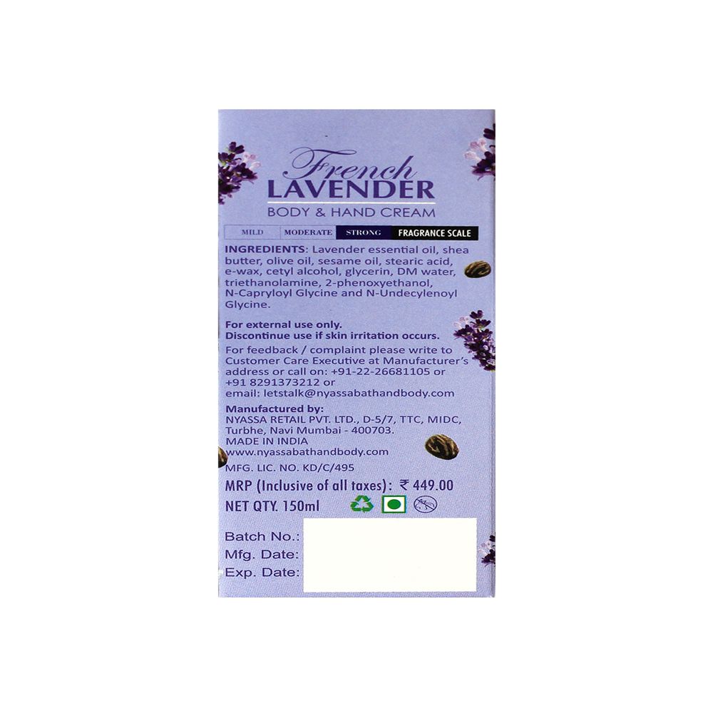 French Lavender Body and Hand Cream 145ml