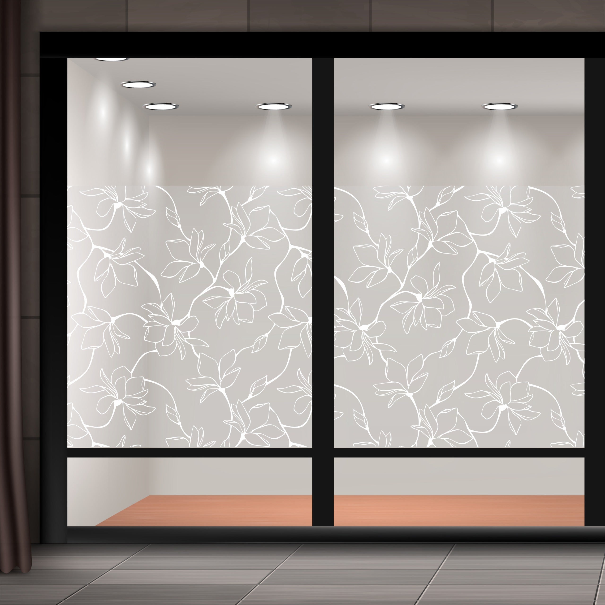 Self Adhesive Decorative Glass Films - GLB07