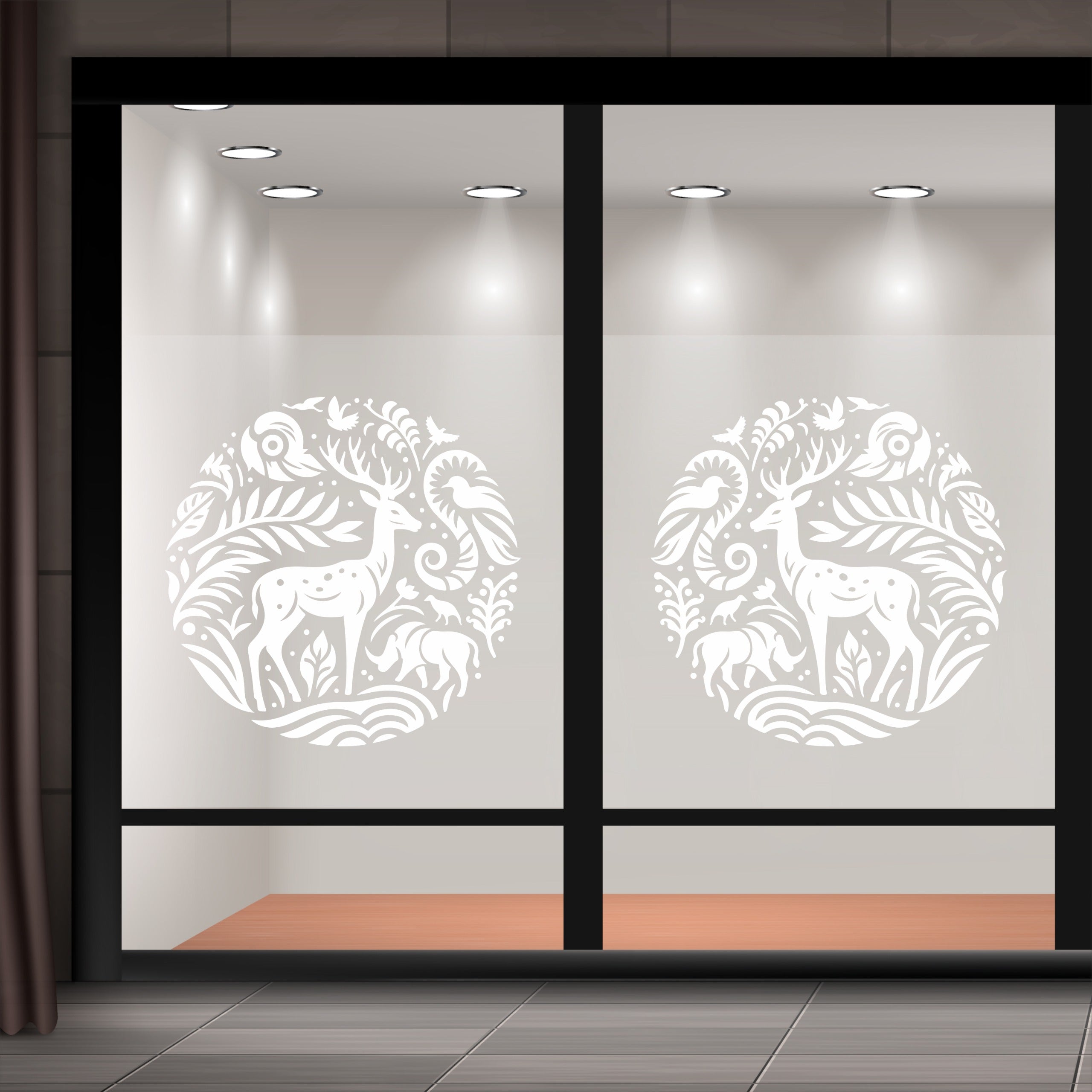 Self Adhesive Decorative Glass Films - GLB11