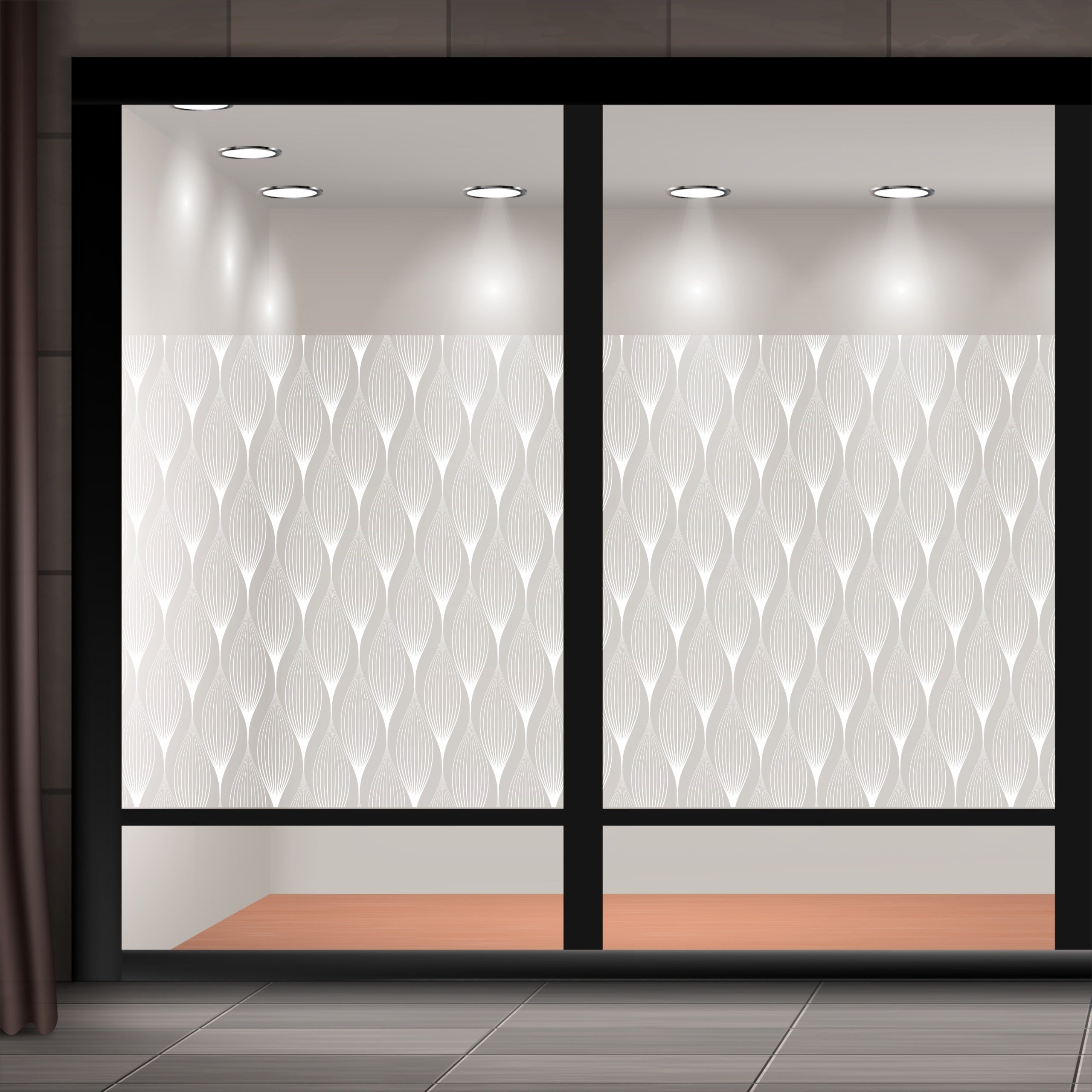 Self Adhesive Decorative Glass Films - GLB13