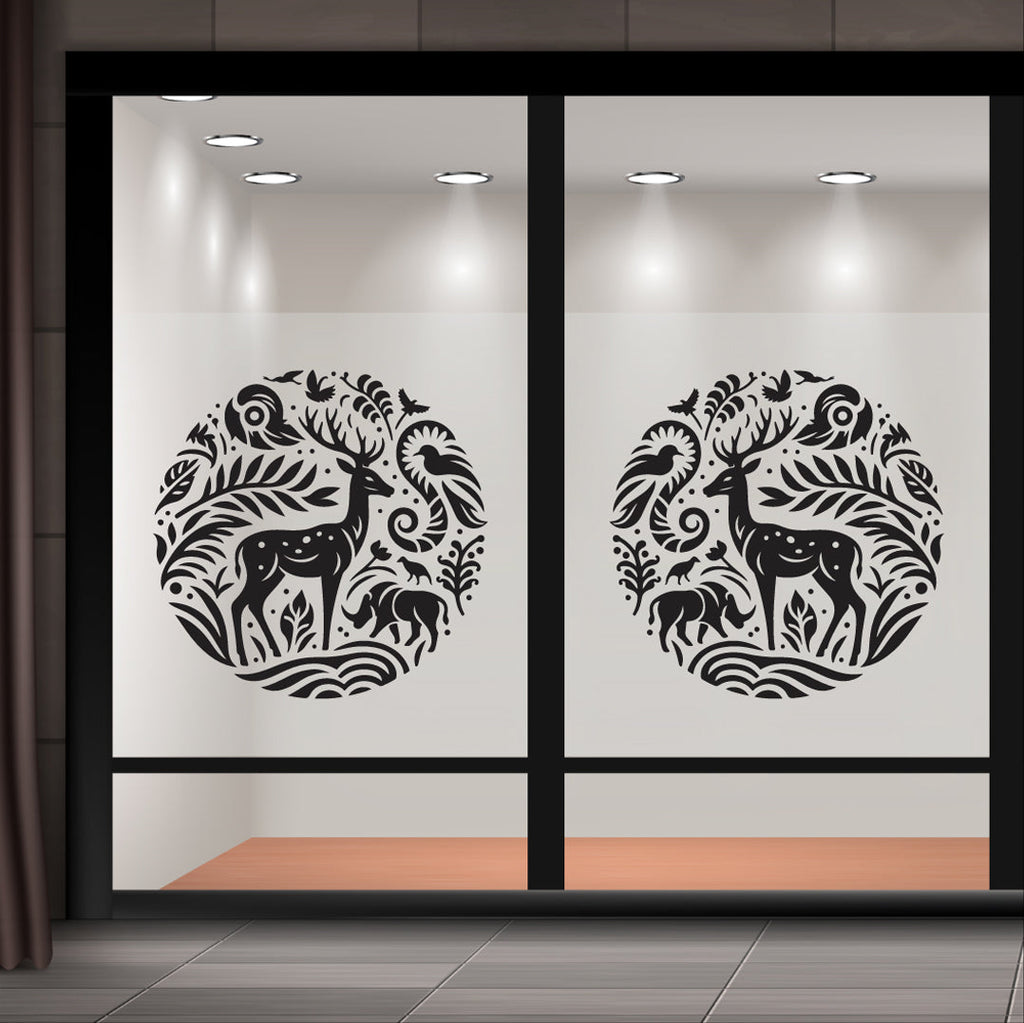 Self Adhesive Decorative Glass Films - GLB11