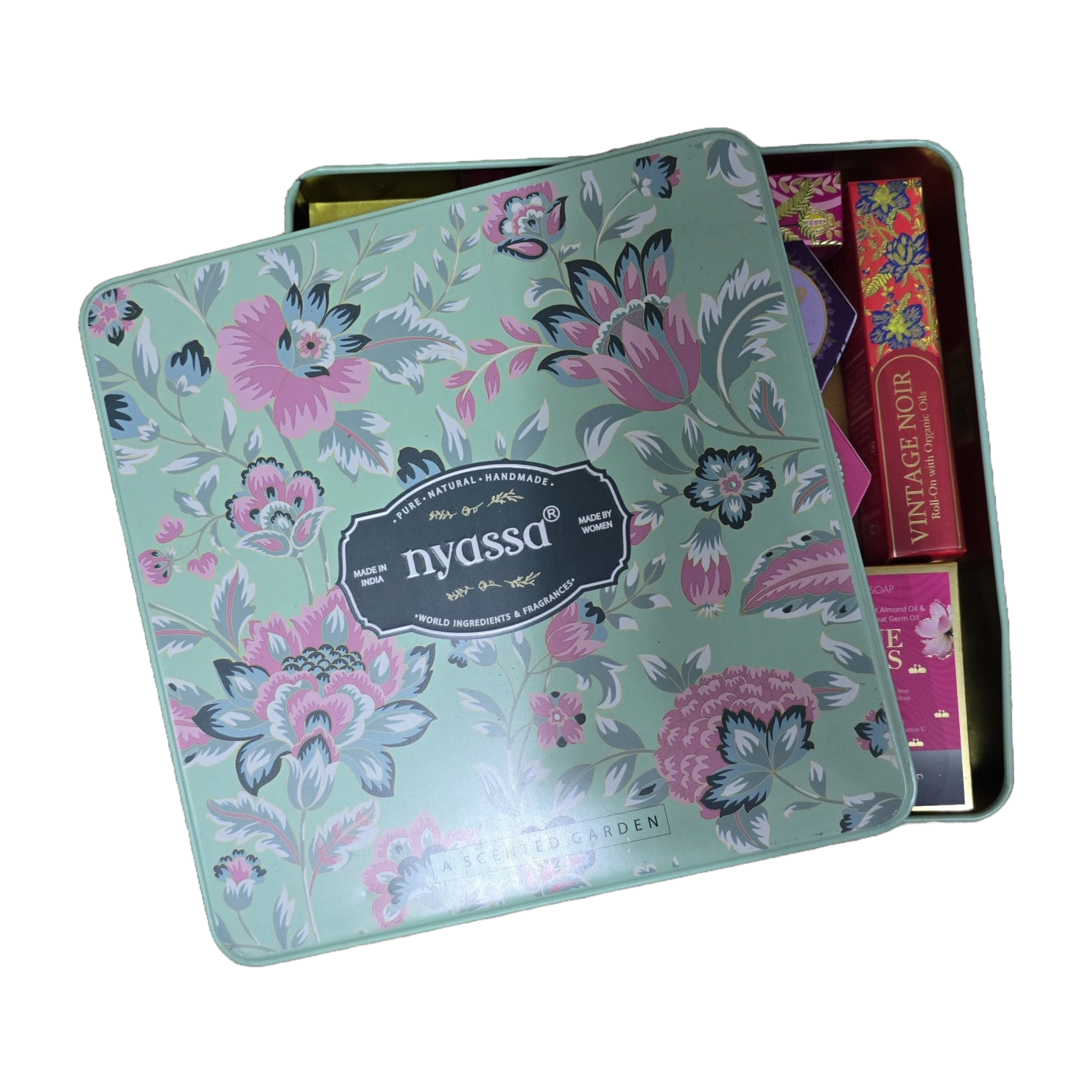 Divine Floral Gift Set in Tin Box
