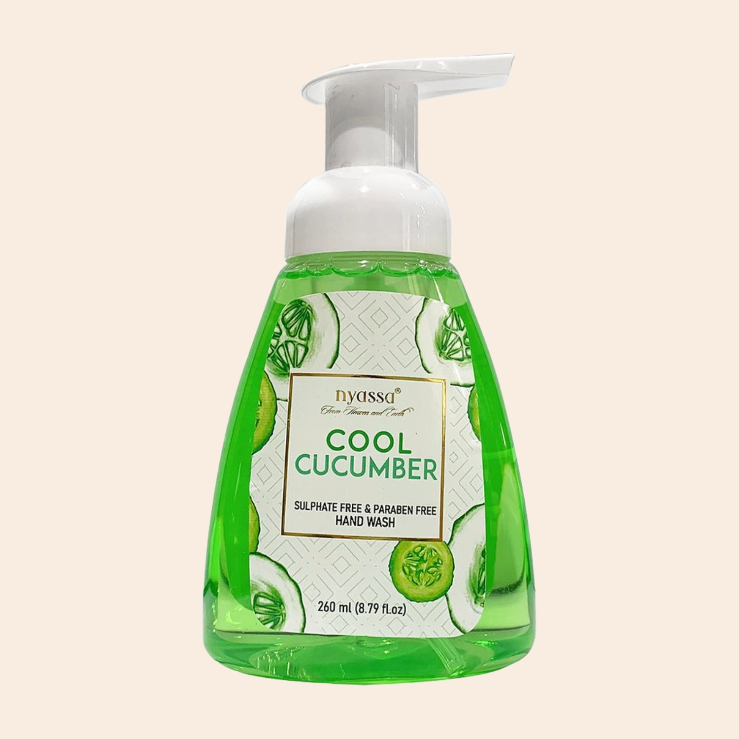 Cool Cucumber Sulphate Free and Paraben Free Handwash 260ml