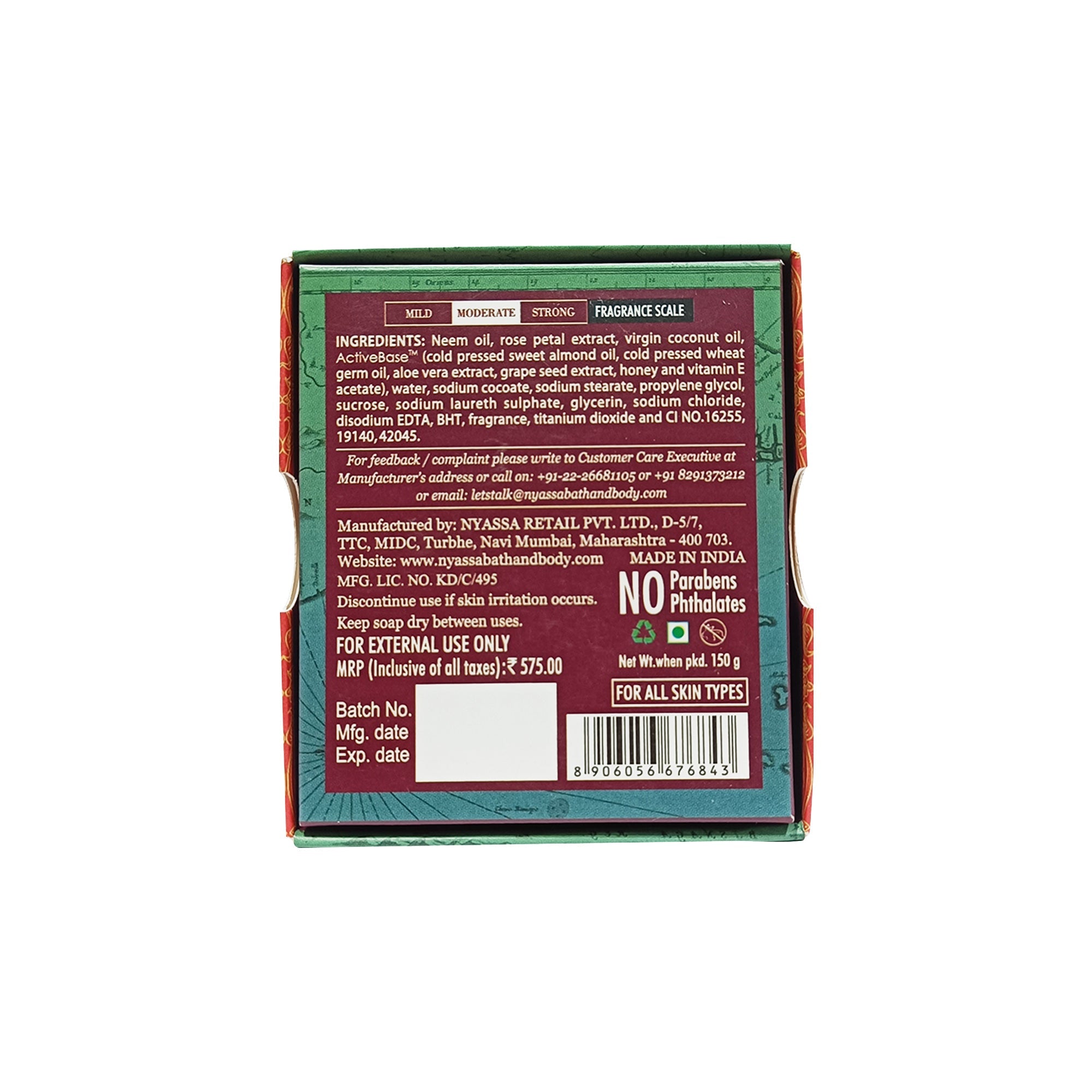 Hasayan Rose Handmade Soap 150gm